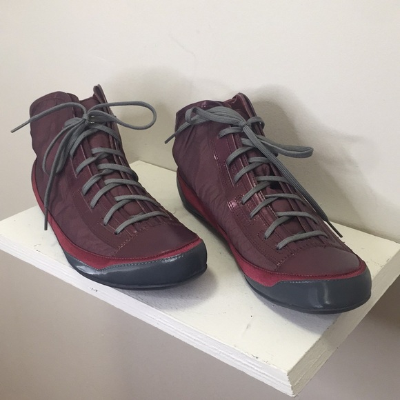 Adidas High Top Leather Lined Sneakers - Picture 2 of 10